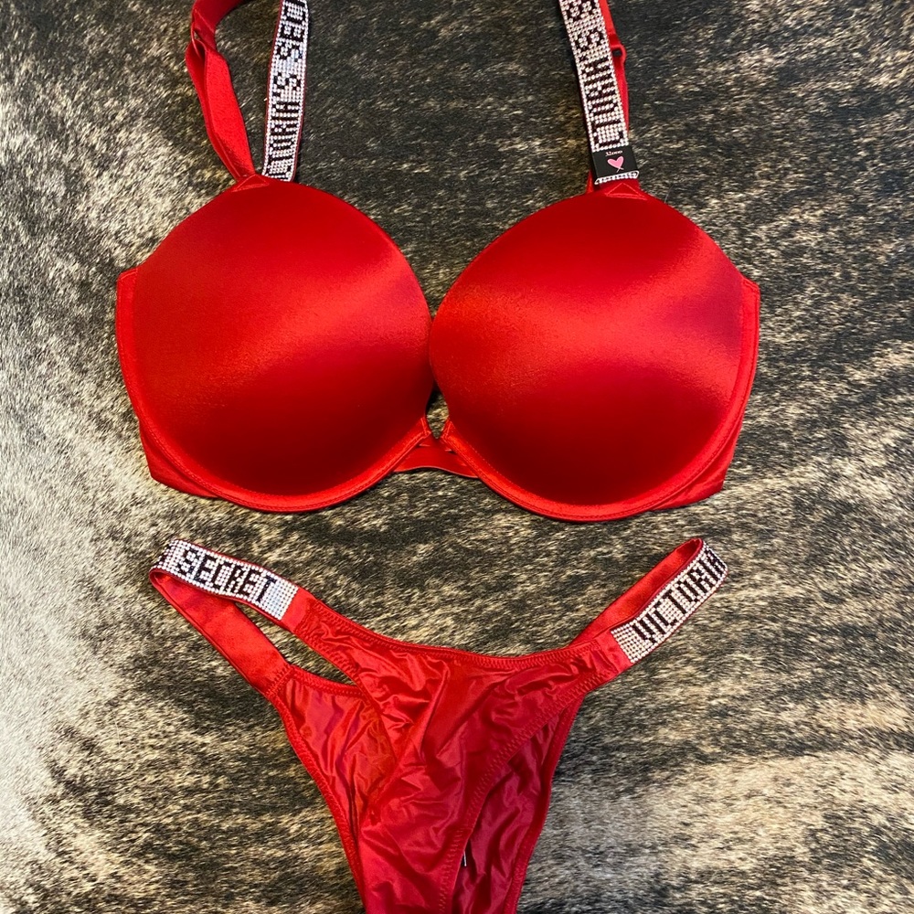 Victoria Secret Push Up Bra Set